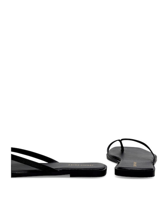 Flache Sandalen für Damen in Schwarz Farbe