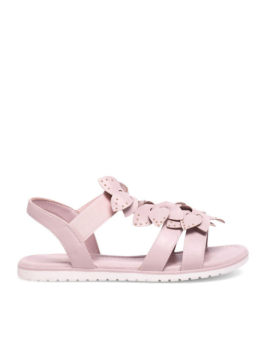 Women's Flat Sandals in Pink Color