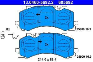 Ate Disc Brake Pad Set
