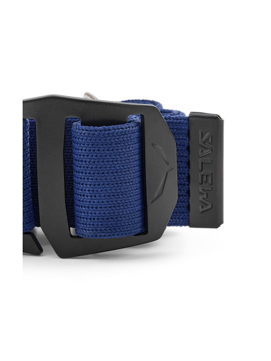 Salewa Men's Knitted Webbing Belt Elastic Belt Blue