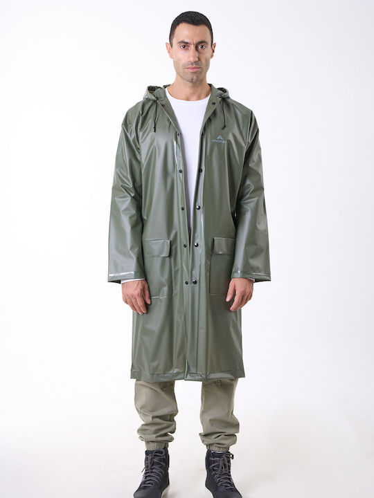 Anorak Αδιάβροχη Καπαρντίνα Walker X-long Λαδί