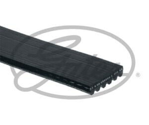 Gates Multi-v-belt Transmission Belt Grooves 6 Ribs 1405mm 21.4mm Black Alfa Romeo Giulietta 1.8 09.13-10.18