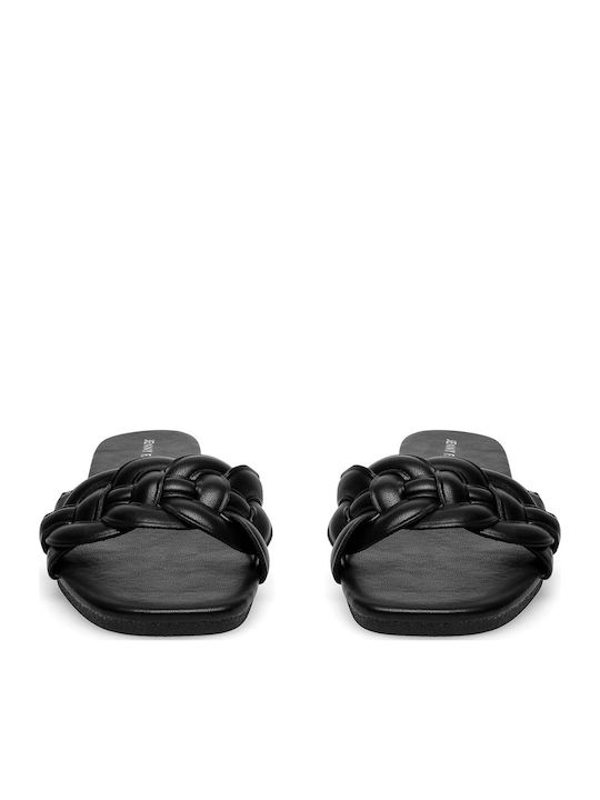 Flache Sandalen für Damen in Schwarz Farbe