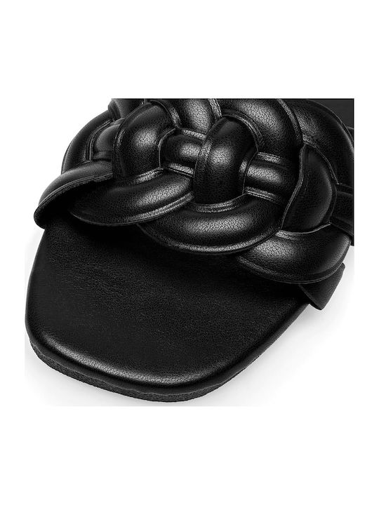 Flache Sandalen für Damen in Schwarz Farbe