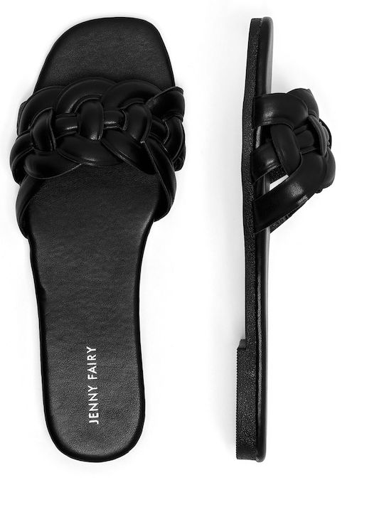 Flache Sandalen für Damen in Schwarz Farbe