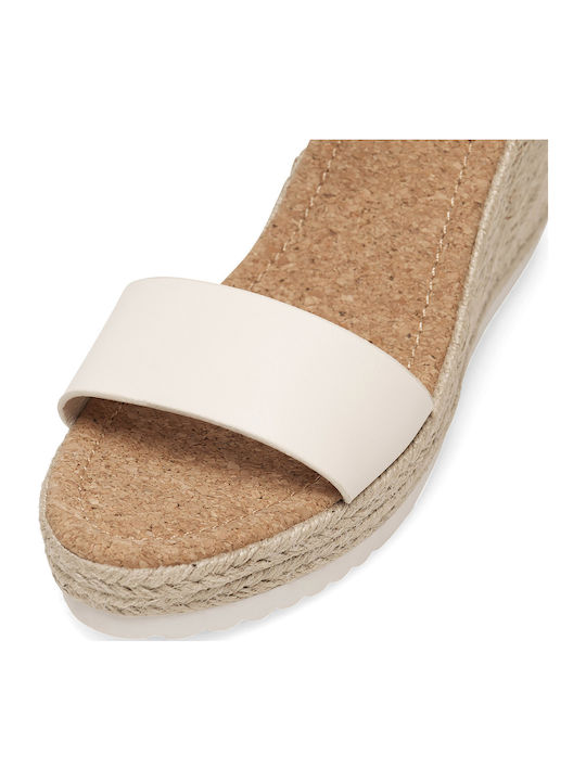 Women's Platform Espadrilles Beige