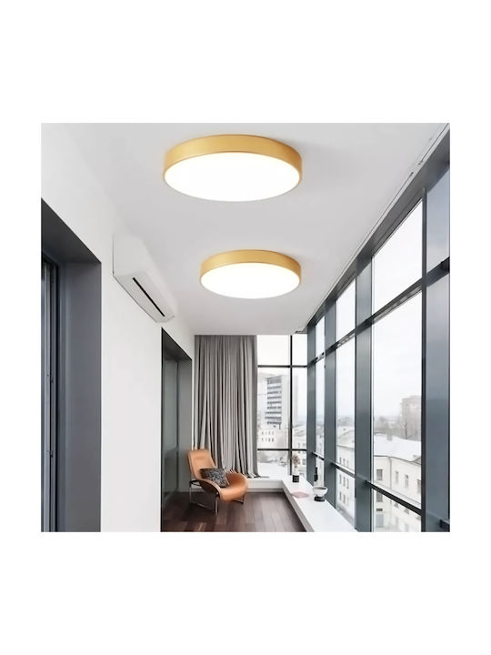 Toolight Deckenleuchte Gold