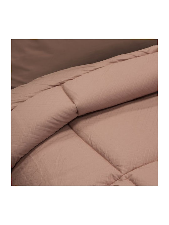 Lino Home Duvet Queen with Microfiber Filling 220x240cm Colcha Pink