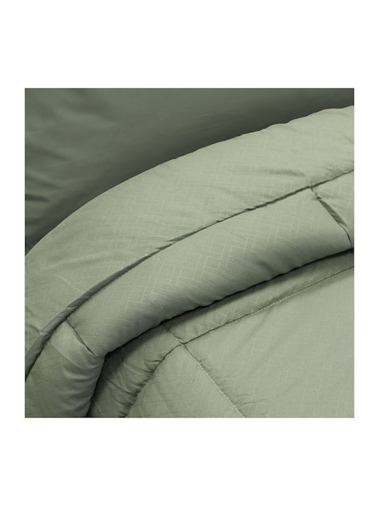 Lino Home Duvet Queen with Microfiber Filling 220x240cm Colcha Mint