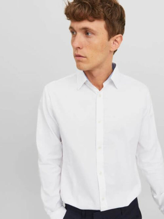 Long-sleeved Cotton Shirt White