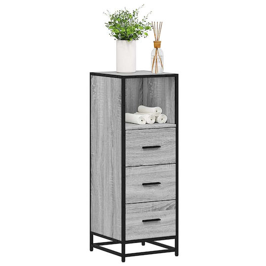 vidaXL Ντουλάπι Μπάνιου 35x37.5x100cm Sonoma