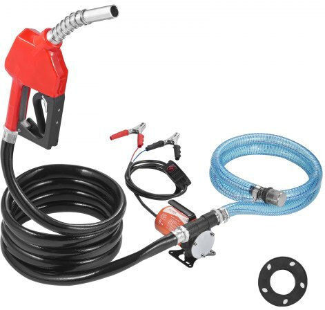Vevor Fuel Transfer Pump 12v 8 Gpm 1/5 Hp Automatic Diesel Nozzle Fbbmg8gpm16h7quusv9