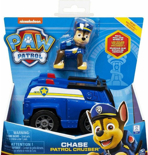 Spin Master Paw Patrol Αυτοκινητάκι Chase Patrol Cruiser Αστυνομικό για 3+ Ετών