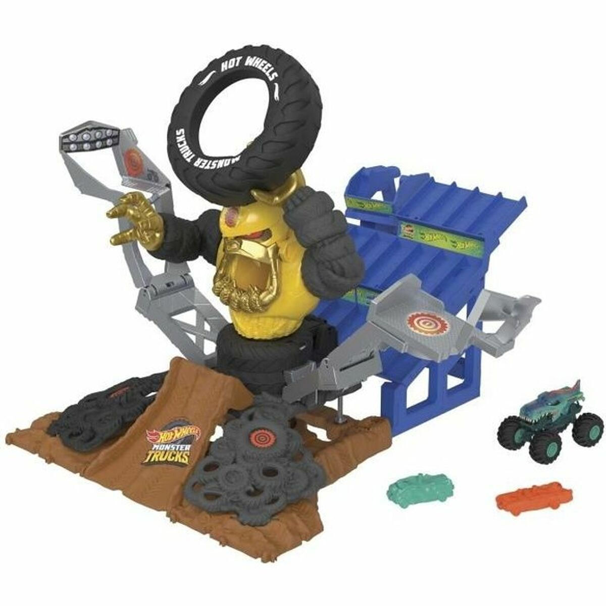 Hot Wheels Monster Truck Arena Smashers Gorilla Arena Track Set