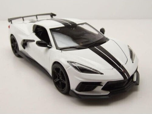 Maisto Special Edition Car 2020 Chevrolet Corvette Stingray Coupe White Scale 1:24 for 3+ Years