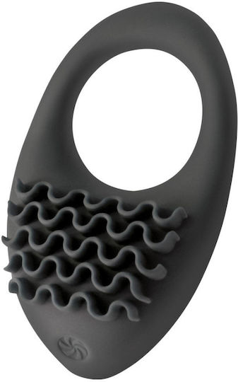 Rechargeable Vibro Cockring Pure Passion Stellar Black