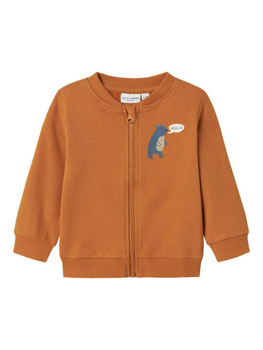 Kinderstrickjacke Baumwolle Almond
