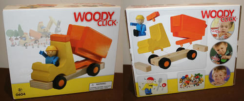 Hape Όχημα Woodyclick Construction Φορτηγό για 3+ Ετών