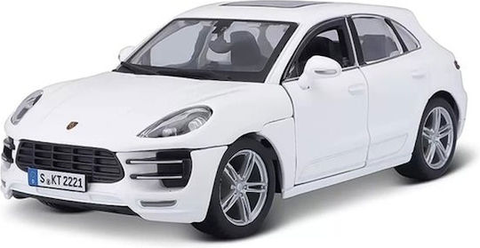 Welly Metal Porsche Macan Turbo White Pullback 12cm