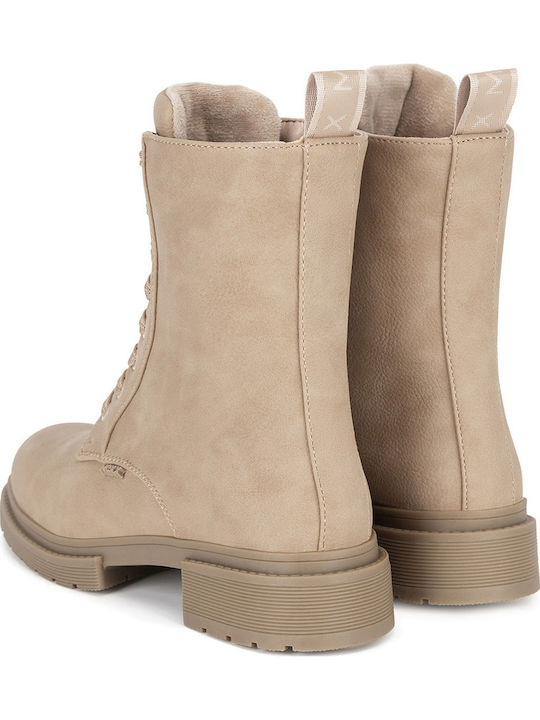 Stiefeletten Damen Beige