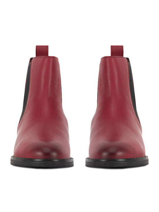 Stiefeletten Damen Rot