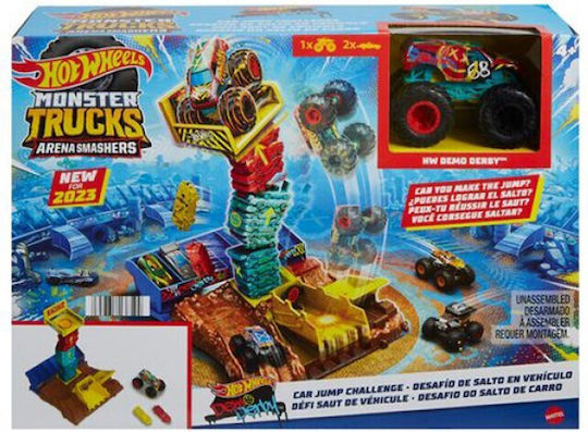 Hot Wheels Arena World Track 1:64 Monster Truck For 4+ Years (Various Designs) 1pc