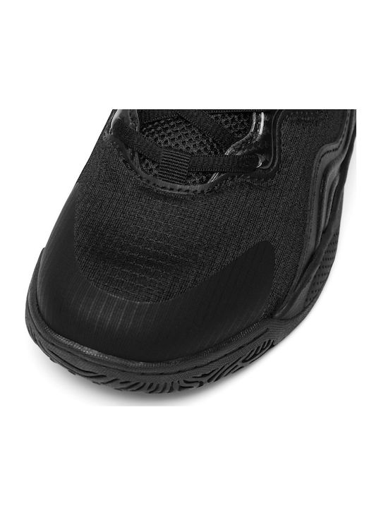 Αθλητικά Παιδικά Παπούτσια Running με Κορδόνια Μαύρα