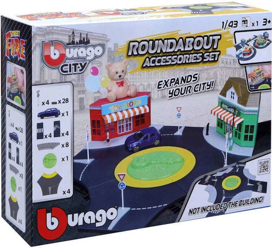 Bburago Roundabout Accessory Toy Car for 3+ Years