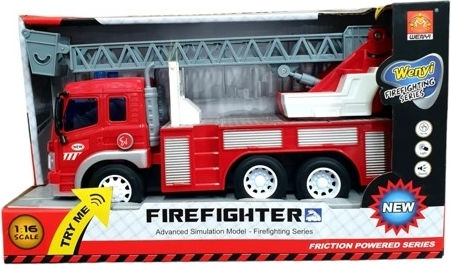 Wenyi Fire Truck Vehicle with Ladder & Sounds Fire Truck Truck