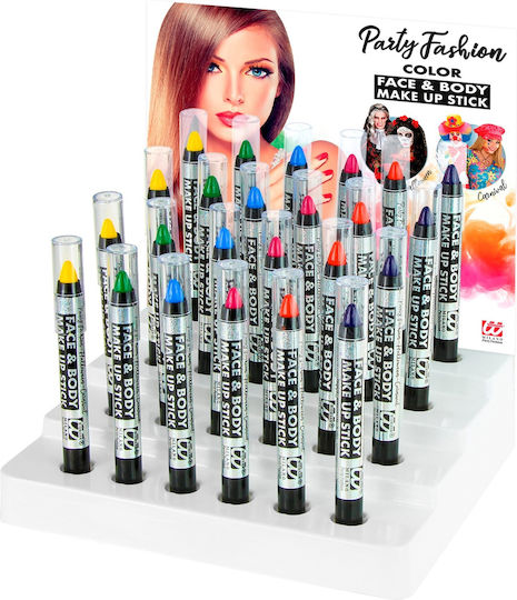 Face Painting de Carnaval pentru Halloween 3.5ml Portocaliu 24buc