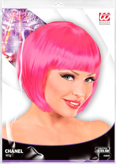 Carnival Wig Straight Pink