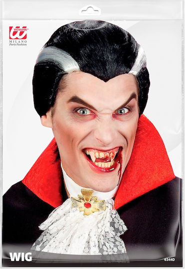 Perucă de Carnaval Dreaptă neagra pentru Halloween