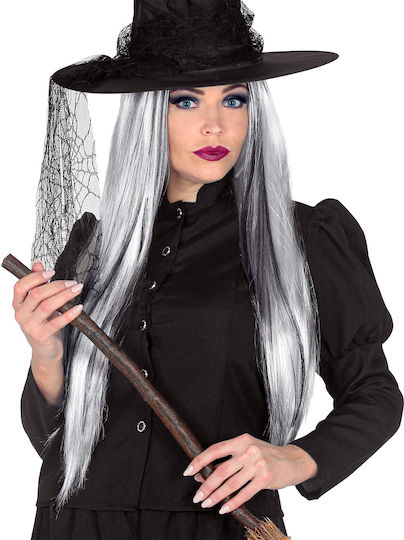 Accessories Carnival Wig Straight White for Halloween