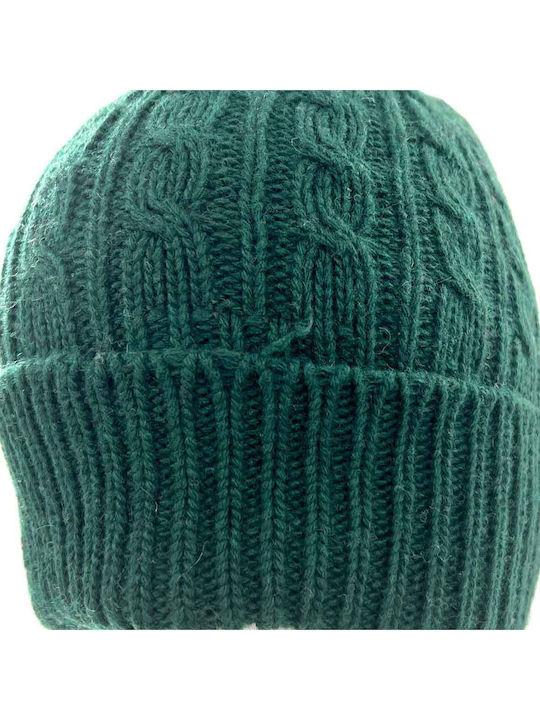 Beanie Unisex Beanie Gestrickt in Grün Farbe