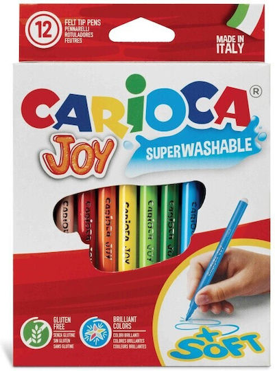 Carioca Joy Lavabili Markere de Desen 2.6mm Set 12buc