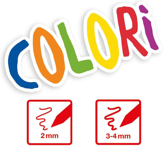 Eberhard Faber Neon Pastel Μαρκαδόροι Ζωγραφικής 2mm με Διπλή Μύτη, Πλενόμενοι, Neon Σετ 10 χρώματα