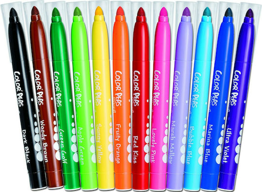 Maped Jungle Washable Drawing Markers Set 12 Colors