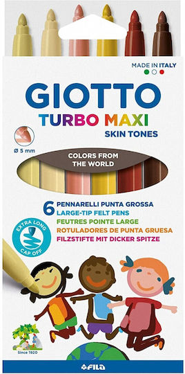 Giotto Turbo Maxi Markere de Desen 0.5mm Set 6buc