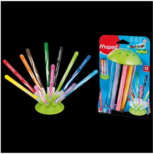 Maped Color'Peps Long Life Washable Drawing Markers Set 12pcs