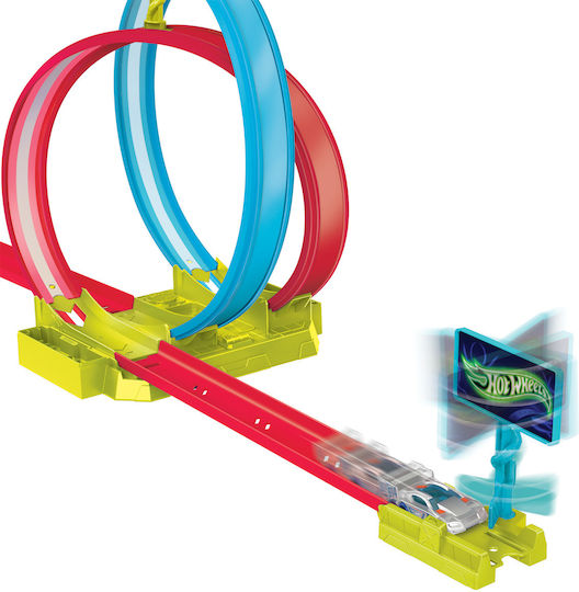 Hot Wheels Stunt Πίστα Neon Speeders Laser Stunt Slamway για 4+ Ετών