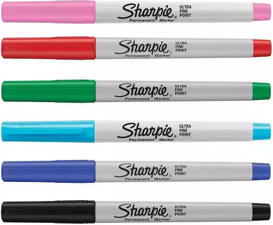 Sharpie Permanent Markers Drawing Markers 0.9mm Thin Set 20pcs
