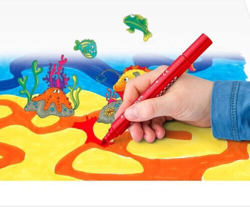 Staedtler Noris Μαρκαδόροι Ζωγραφικής 3mm Χονδροί Σετ 12 Χρώματα