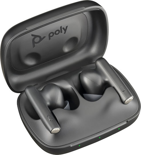 Poly Voyager Free 60 UC In-ear Bluetooth Handsfree Earphones with Charging Case Black