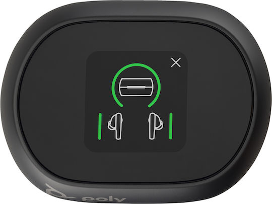 Poly Voyager Free 60+ UC In-ear Bluetooth Handsfree Earphones with Charging Case Black