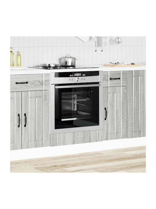 Lucca Lower Oven Cabinet Gray Sonoma 60x46x81.5pcs