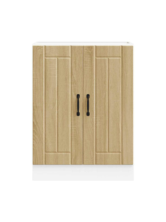 Lucca Dulap pentru Chiuvetă Sonoma Oak 60x46x81.5buc