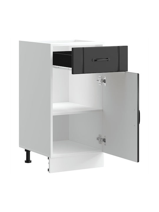Lucca Dulap pentru Chiuvetă Negru 40x46x81.5buc