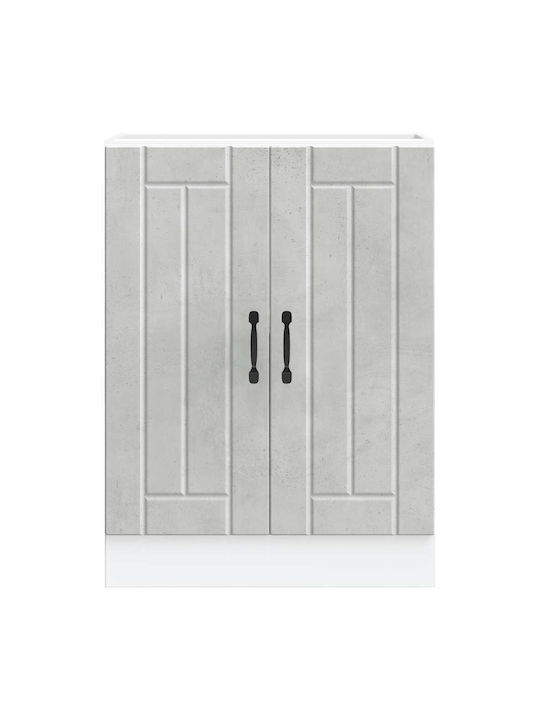 Lucca Spülbeckenschrank Grey 60x46x81.5Stück