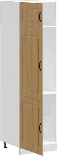 Kalmar Στήλη Κουζίνας Artisan Oak 60x57x207εκ.