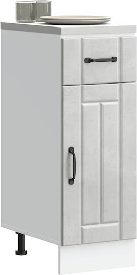 Lucca Dulap pentru Chiuvetă Gri 30x46x81.5buc